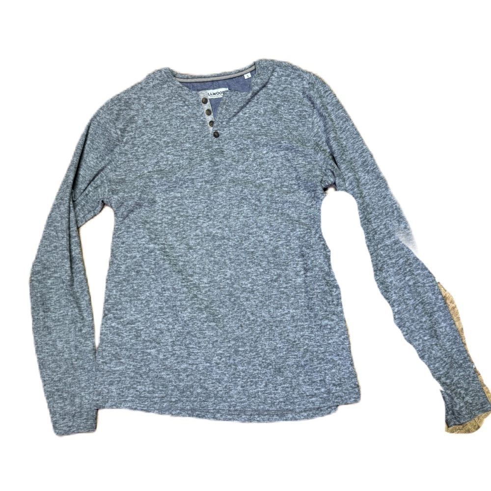 Youth Small Long Sleeve Tall Woods Top - 4 Button Front!